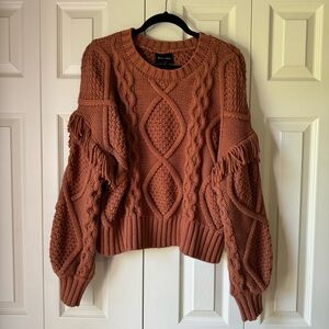 Line & Dot Jasper Fringe Sweater